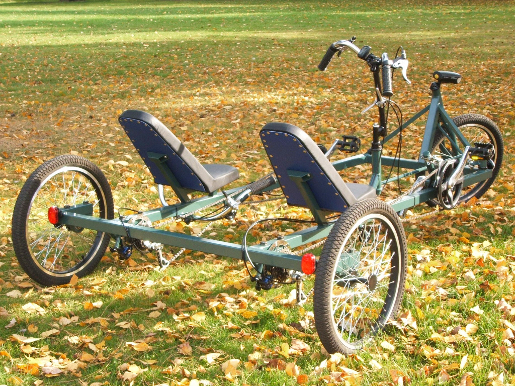 Sociable Tandem Trike - diy delta trike plans